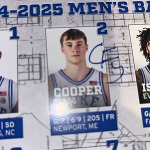 Duke University Blue Devils Basketball Poster 2024/2025 Signed Auto Cooper Flagg